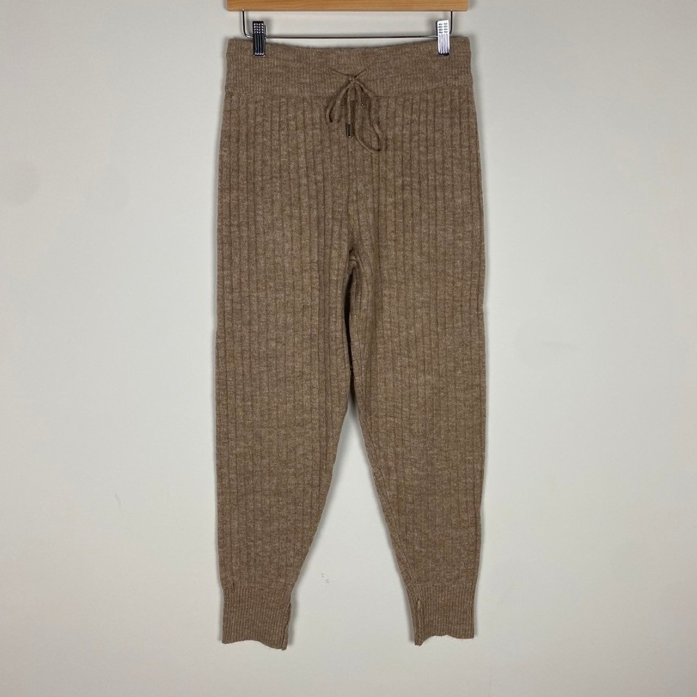 Free People Intimately Around The Clock Joggers Ribbed Knit Small Lounge Casual